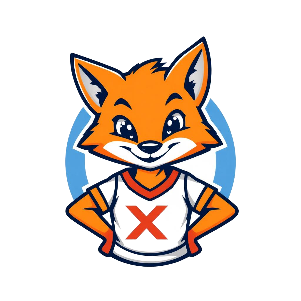 Xpress Fox Maskottchen